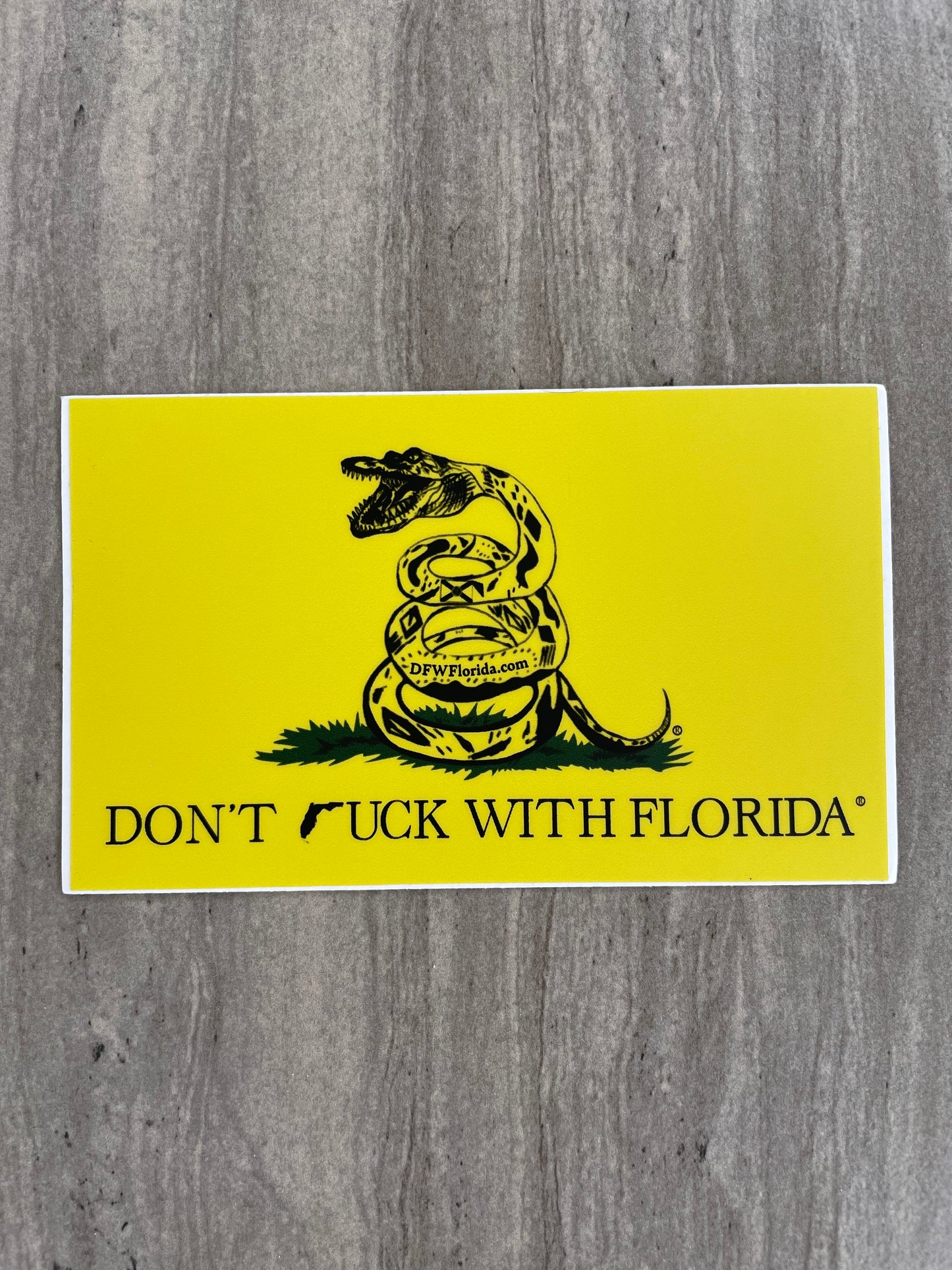 The Snalligadsden DFW Sticker